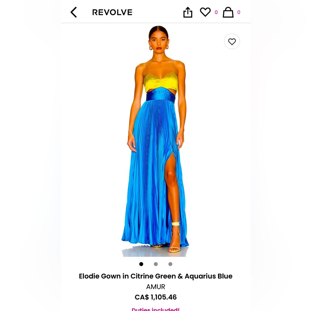 AMUR dress size XS